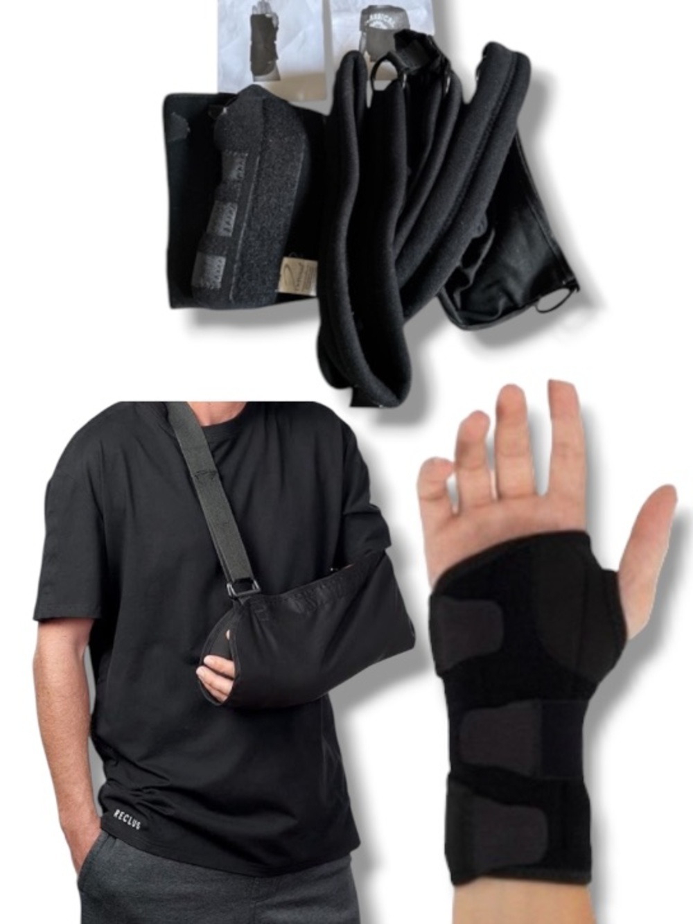 Medical Health Arm & Wrist Support Post Surgery Shoulder Carpal Tunnel Bundle